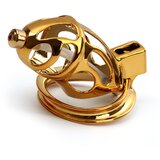 Sevanda Gold Urethral Chastity Cock Cage Cene