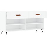  Klupa za cipele sjajna bijela 102x35x55 cm konstruirano drvo | shoptok.hr