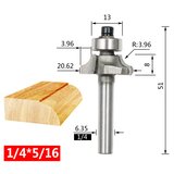 INF Rezkalni nastavek 1/4"x1/4" (polmer 3,17 mm) - rezkalni nastavek za obdelavo lesa Silver, (21749972) Cene