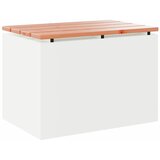  Vrtna klupa Bijelo 60 x 40 x 43 cm Čelik | Eponuda.com