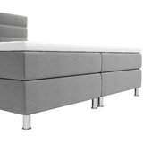 CARRYHOME POSTELJA Z VZMETNICO 160 cm x 200 cm , tekstil modra, siva | Shoptok.si