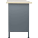  Delovna miza črna 120x60x85 cm jeklo, (20751388) | Shoptok.si