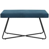  Klupa Plava 80 x 40 x 45 cm Baršun | shoptok.hr