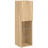 TV ormarići s LED svjetlima 2 kom boja hrasta 30 5x30x102 cm | shoptok.hr
