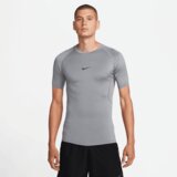 Nike Pro Dri-FIT Tight SS Shirt, Smoke Grey/Black - L, (20764379) Cene