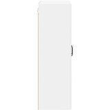 vidaXL Stenska kuhinjska omarica Bela 60 x 31 x 100 cm Konstruiran les | Shoptok.si
