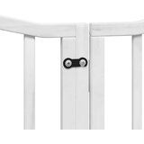  Vrata za pse s vratašcima 6 panela sklopiva 300 cm drvo topole Bijela 50 x 90 x 2 cm | shoptok.hr