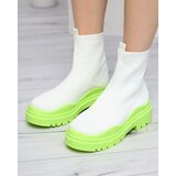 Resti White-green women's flat-heeled boots Seritis - Footwear | Shoptok.si