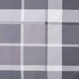 Jastuci za vrtne stolice 2 kom sivi karirani 100x50x3cm tkanine | shoptok.hr