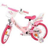 Volare dječji bicikl Unicorn 14″ ružičaste boje, s dvije ručne kočnice | shoptok.hr
