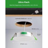 HOMEOW 10x 87 mm vgradni LED reflektor | Shoptok.si