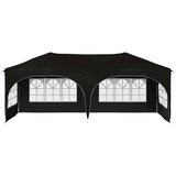  Rastezljivi šator za zabave 575 x 288 x 245 cm Crna | Eponuda.ba