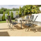 Ambia Garden VRTNA MIZA les, kovina antracit, naravne barve | Shoptok.si