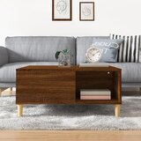  Stolić za kavu smeđi hrast 80x80x36,5 cm konstruirano drvo | shoptok.hr