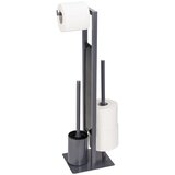 Wenko 25552100 - WC četka RIVALTA 18x70 cm siva/crna | Eponuda.com