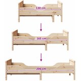  Krevetna konstrukcija Smeđa 80 x 200 cm Konstruirano drvo | shoptok.hr