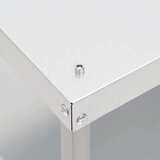  Pečica za dimljenje z mizo galvanizirano jeklo, (20722856) | Shoptok.si