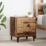 Ormarić za krevet s ladicama Staro drvo 40 x 35 x 47,5 cm | shoptok.hr