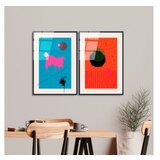 WALLXPERT dekorativna slika od kaljenog stakla (2 komada) uv 941 45 x 65 | ePonuda.com