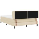  s opruga kutije s uzglavljem Krema 140 x 190 cm tkanina | shoptok.hr