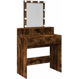  Toaletni stolić LED boja dimljenog hrasta 80 x 41 x 144,5 cm | shoptok.hr