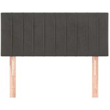  Uzglavlje tamnosivo 80 x 5 x 78/88 cm baršunasto | shoptok.hr