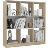 Ormarić za knjige bijeli i boja hrasta 97 5x29 5x100 cm iverica | shoptok.hr