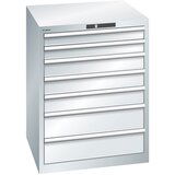 LISTA predalnik s 7 predali, šxgxv 717 x 725 x 850 mm, nosilnost 75 kg, svetlo moder Cene