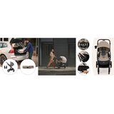 Kinderkraft dječja kolica Yoxi MINK PRO 3u1, Pure Black | shoptok.hr