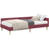  Kotni okvir postelje z matrico z vzmetnico 2 pcs Siva blago, (5000121287) | Shoptok.si