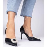 D/CEO marka niezdefiniowana Black stilettos decorated with rhinestones Coluga | Shoptok.si