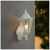 Eglo navedo spoljna zidna lampa/1, e27, senzor, bela | Eponuda.com