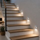  Brilagi - LED svetiljka za stepenište sa senzorom STEP LIGHT LED/1,5W/230V IP44 srebrna | Eponuda.com