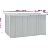  Škatla za shranjevanje siva 171x99x93 cm | Shoptok.si