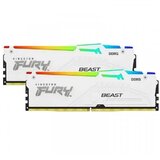 Kingston DIMM DDR5, 32GB (2x16), 5.600MHz, FURY Beast White RGB XMP (KF556C40BWAK2-32) Cene
