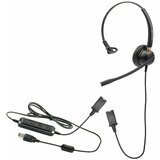Tellur žične slušalke Voice 510N, mono, USB, črne | Shoptok.si