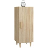  Komoda boja hrasta sonome 34 5x34x90 cm od konstruiranog drvo | shoptok.hr