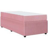  Konstrukcija postelje z vzmetnico Roza 90 x 190 cm blago, (5000124098) | Shoptok.si