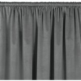  Curtain VILA color graphite style classic 5 cm pole pocket velvet 265x225 HOMEDE | shoptok.hr