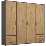 Modern Living Omara S Klasičnimi Vrati Voyager, Barva Hrasta, Siva | Shoptok.si