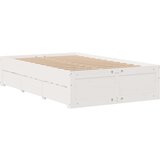  Posteljni okvir brez vzmetnice s predali 135x190 cm borovina, (21609394) | Shoptok.si