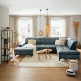 Mömax sedežna garnitura sierra, temno modra, ležišče, predal | Shoptok.si