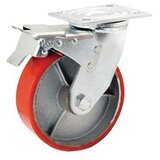 Poljobit Točak HD okretan sa kočnicom na pločici, 100 mm | Eponuda.com
