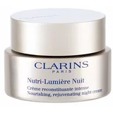 Clarins Nutri-Lumière hranljiva nočna krema 50 ml za ženske