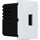 Polnilna vtičnica za USB Modys SB (bele barve, 1 kos, vgradna/podometna)