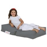  Vreća za sedenje sa naslonom za noge 65x40 cm siva | Eponuda.com