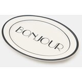 Sinsay Keramički pladanj s natpisom Bonjour | shoptok.hr