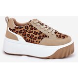 Boto Women Sneakers On Massive Platform Leopard Beige Tamorniel | Eponuda.ba