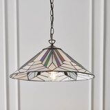  Endon 63938 - Luster na lancu Tiffany ASTORIA 1xE27/60W/230V Ø 48 cm | Eponuda.com