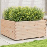 Maison Chic Vrtno cvetlično korito - Cvetlični Lonec 100x100x49,5 cm trdna borovina, (21789341) | Shoptok.si